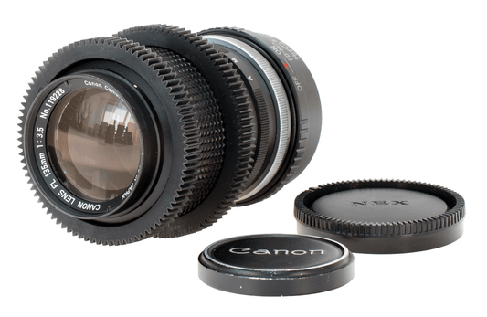 Canon FL 135mm F3.5 Cine Mod Telephoto Prime w/ Anamorphic Bokeh | Sony E-mount! - TerPhoto Store