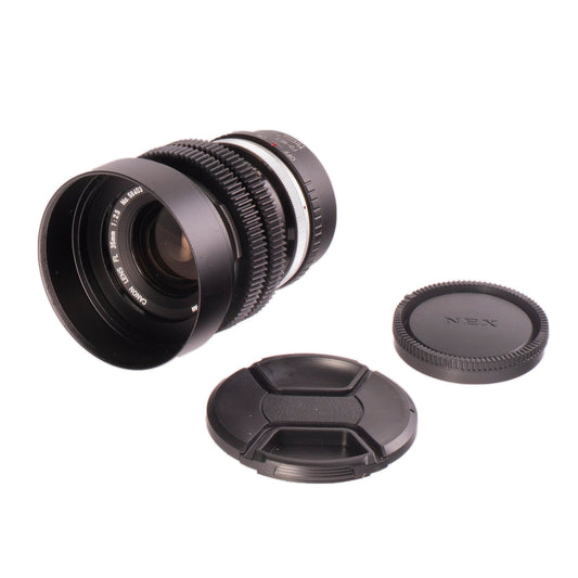 Canon FL 35mm F2.5 Cine Mod Classic Prime Wide Angle Lens For Sony E-mount! - TerPhoto Store
