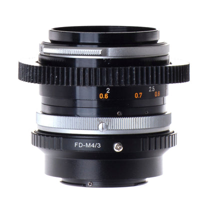 Canon FL 50mm F1.8 Cine Mod Prime Portrait Lens – Cinematic Vintage Look | M4/3 - TerPhoto Store