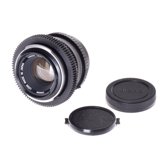 Canon FL 50mm F1.8 Cine Mod Prime Portrait Lens – Cinematic Vintage Look | M4/3 - TerPhoto Store