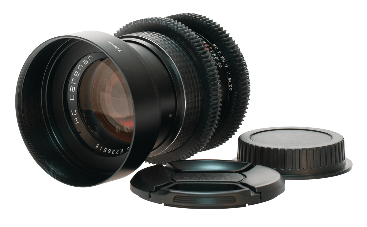 Carenar HC 135mm F2.8 Cine Mod w/ Orange Anamorphic Bokeh & Flare | Canon EF! - TerPhoto Store