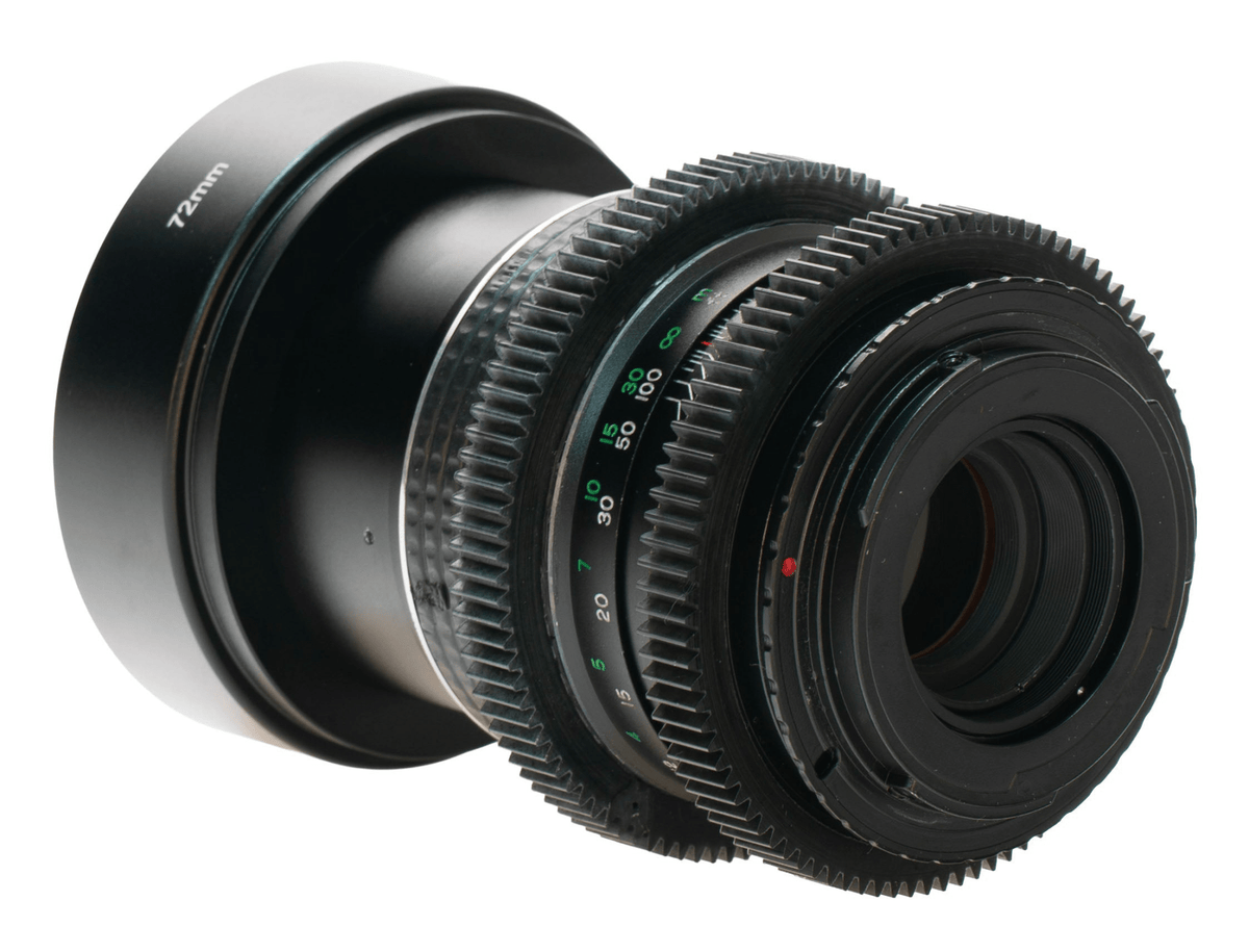 Carenar HC 135mm F2.8 Cine Mod w/ Orange Anamorphic Bokeh & Flare | Canon EF! - TerPhoto Store