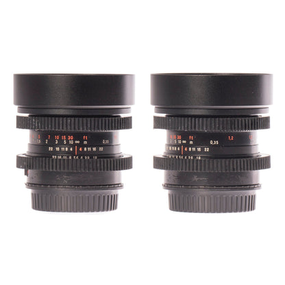 Carl Zeiss 28/35/50/80/135mm Cine Mod Lenses Set For Canon EF Mount w/ Case! - TerPhoto Store