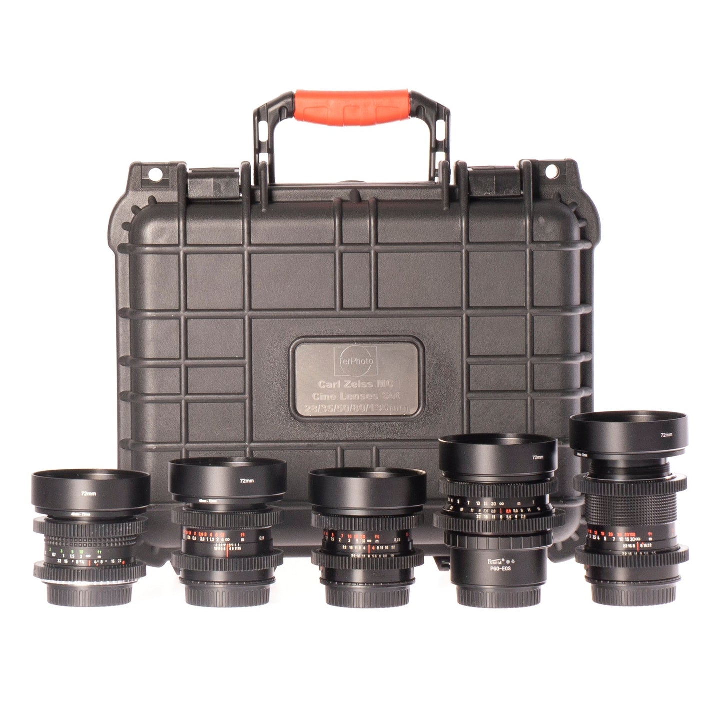 Carl Zeiss 28/35/50/80/135mm Cine Mod Lenses Set For Canon EF Mount w/ Case! - TerPhoto Store