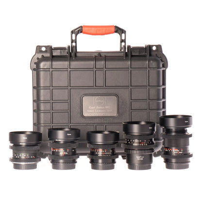 Carl Zeiss 28/35/50/80/135mm Cine Mod Lenses Set For Canon EF Mount w/ Case! - TerPhoto Store