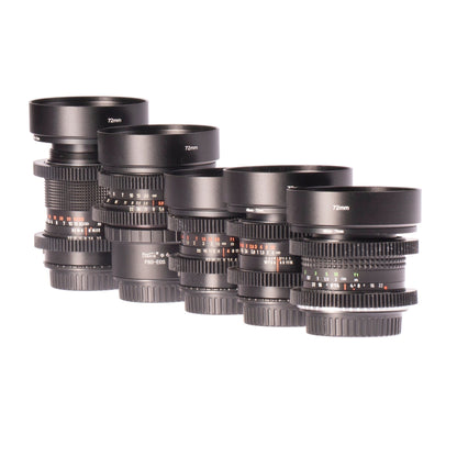 Carl Zeiss 28/35/50/80/135mm Cine Mod Lenses Set For Canon EF Mount w/ Case! - TerPhoto Store