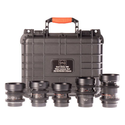 Carl Zeiss 28/35/50/80/135mm Cine Mod Lenses Set For Canon EF Mount w/ Case! - TerPhoto Store