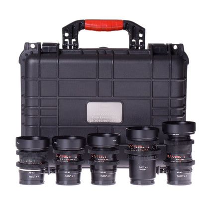 Carl Zeiss 28/35/50/80/135mm Cine Mod Prime Lenses Set For Sony E - Mount w/ Case! - TerPhoto Store