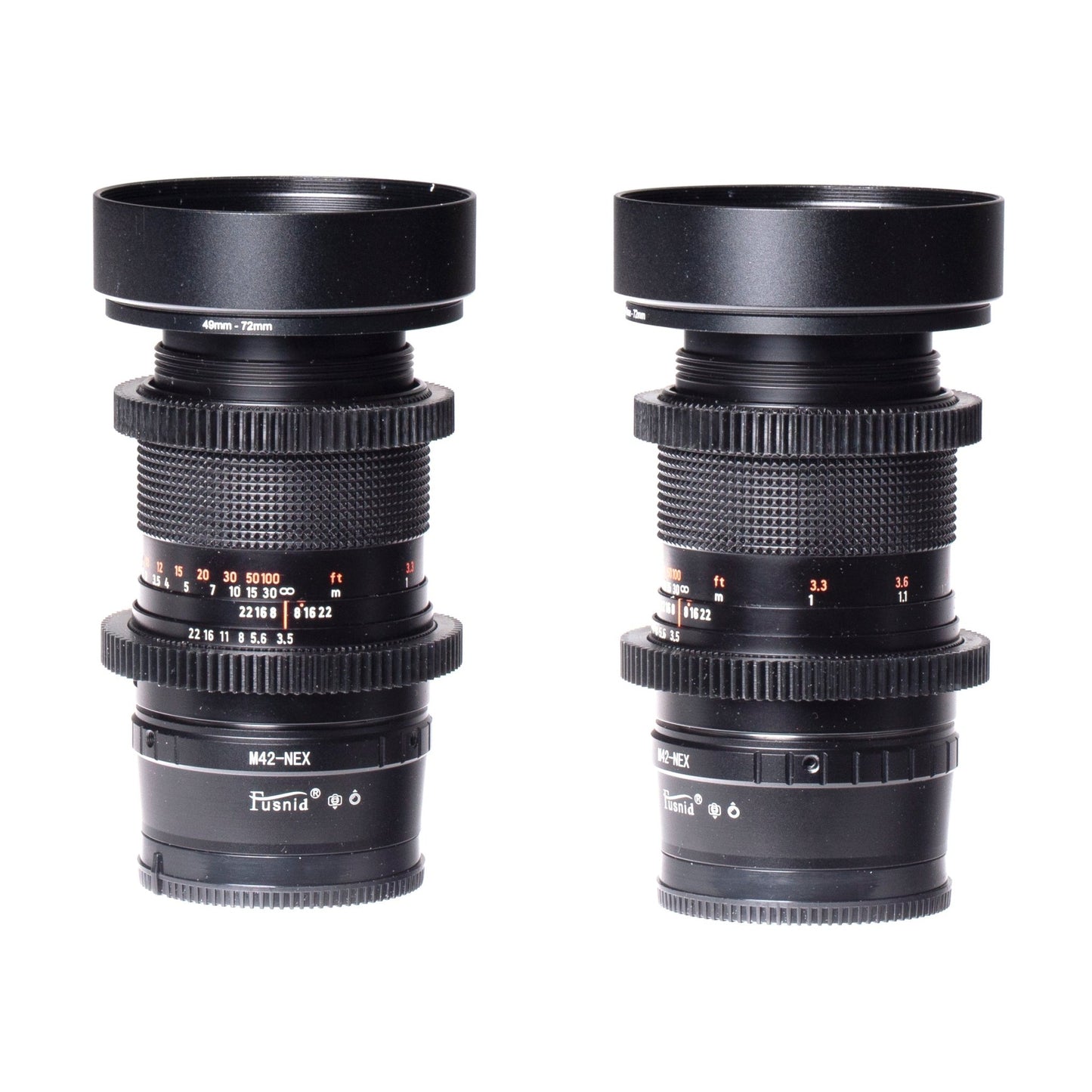 Carl Zeiss 28/35/50/80/135mm Cine Mod Prime Lenses Set For Sony E - Mount w/ Case! - TerPhoto Store