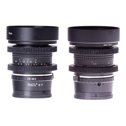 Carl Zeiss 28/35/50/80/135mm Cine Mod Prime Lenses Set For Sony E - Mount w/ Case! - TerPhoto Store