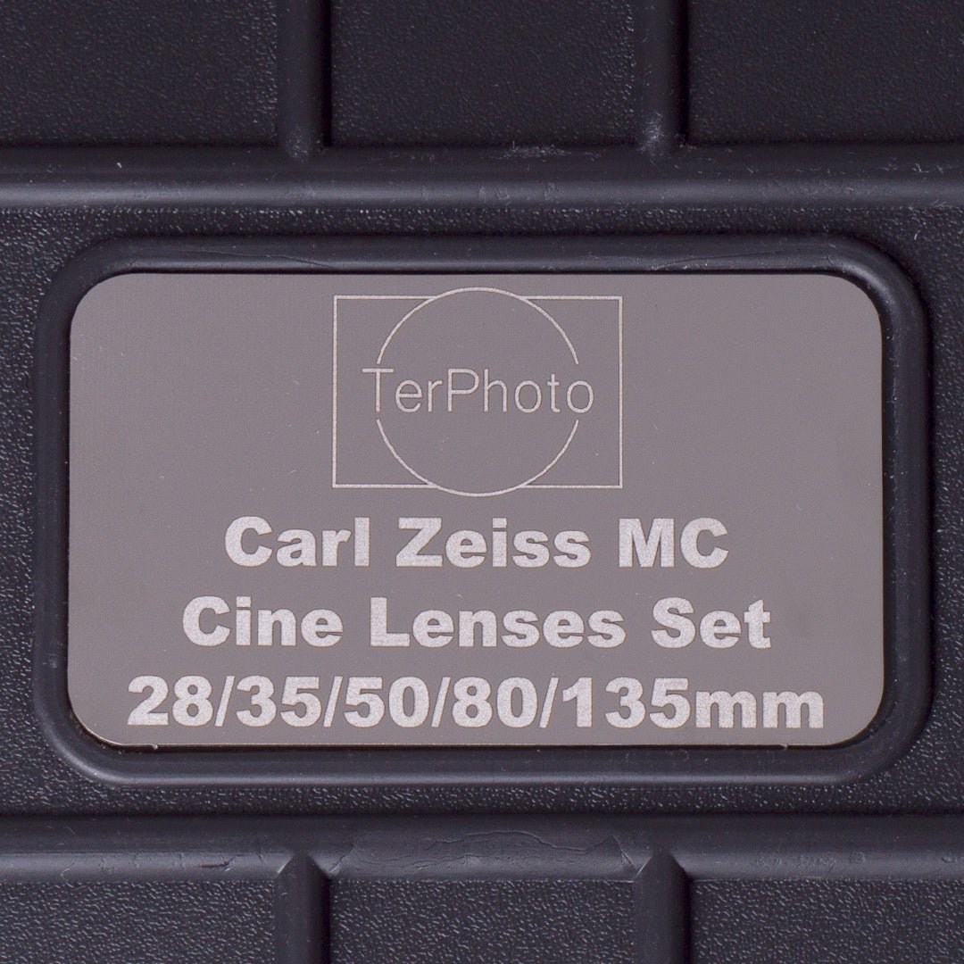 Carl Zeiss 28/35/50/80/135mm Cine Mod Prime Lenses Set For Sony E - Mount w/ Case! - TerPhoto Store