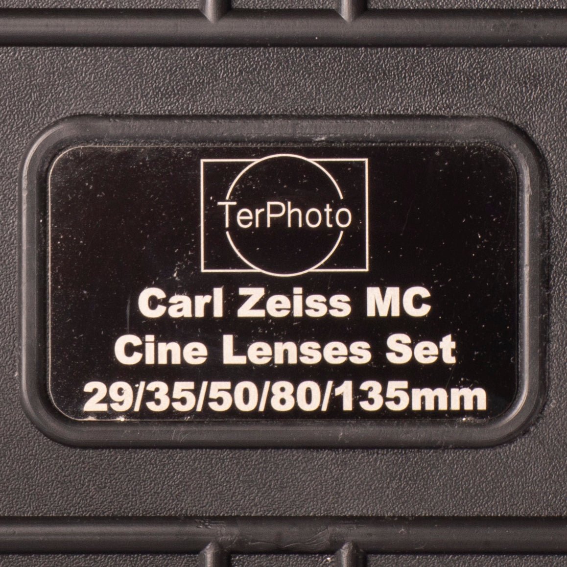 Carl Zeiss 29/35/50/80/135mm Cine Modded Lenses Set For Canon EF Mount w/ Case! - TerPhoto Store