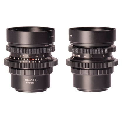 Carl Zeiss 29/35/50/80/135mm Cine Modded Lenses Set For Canon EF Mount w/ Case! - TerPhoto Store