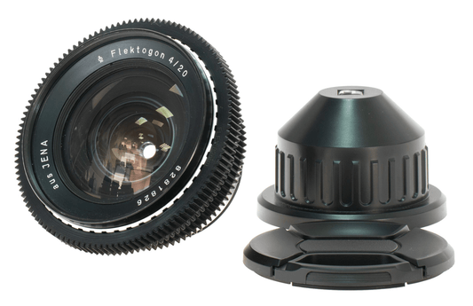 Carl Zeiss ausJENA Flektogon 20mm F4 Zebra Cine Mod Prime Wide Lens | Arri PL! - TerPhoto Store