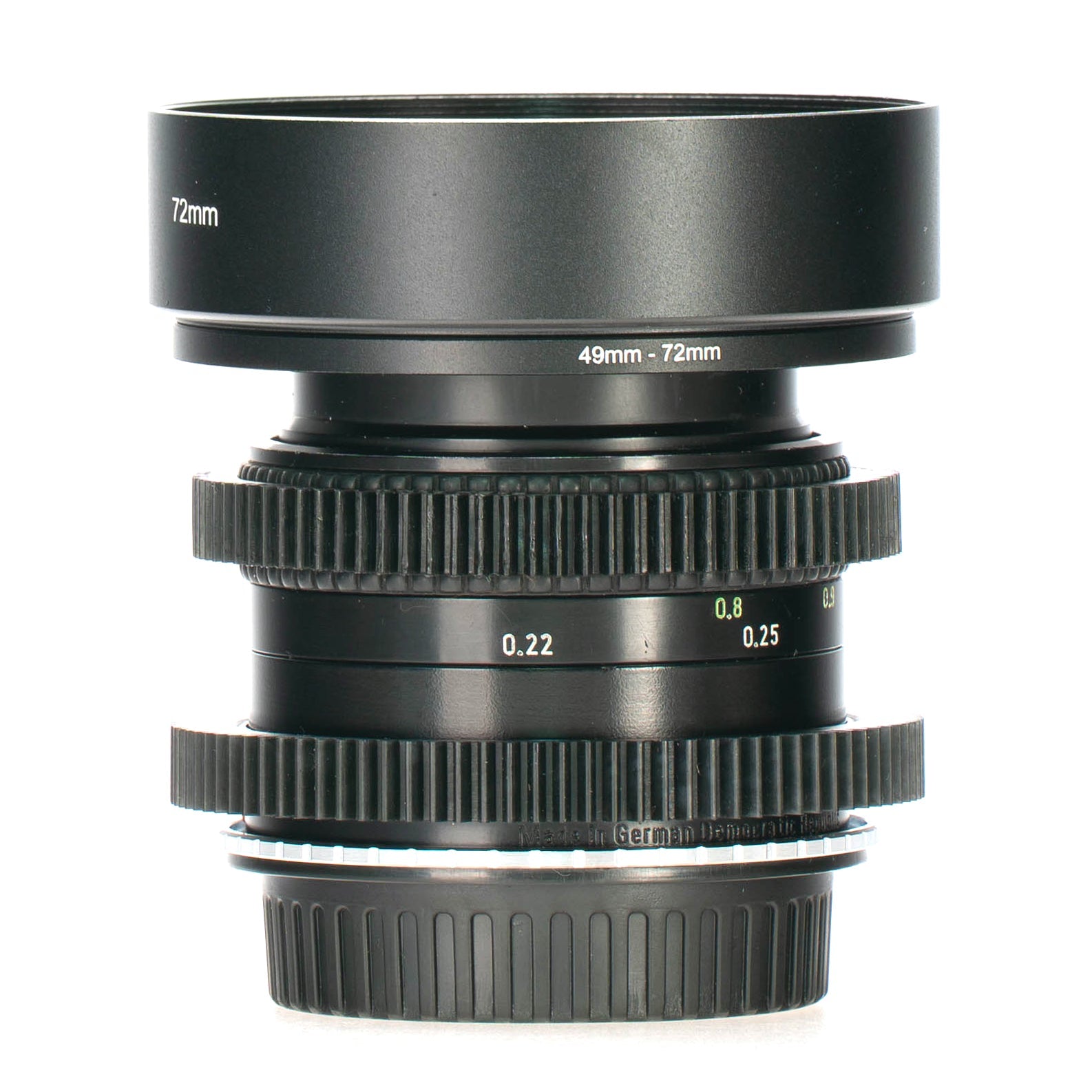 Carl Zeiss ausJENA MC Prakticar (Flektogon) 35mm F2.4 Cine Mod Lens For Canon EF - TerPhoto Store