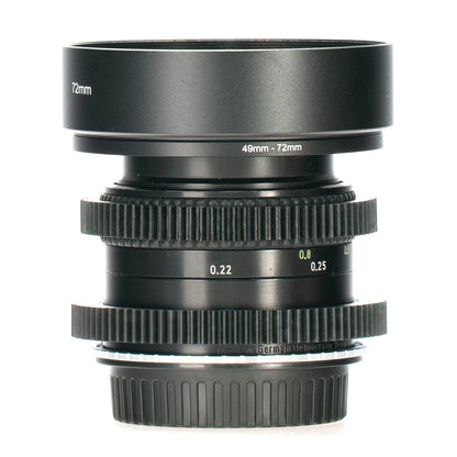Carl Zeiss ausJENA MC Prakticar (Flektogon) 35mm F2.4 Cine Mod Lens For Canon EF - TerPhoto Store