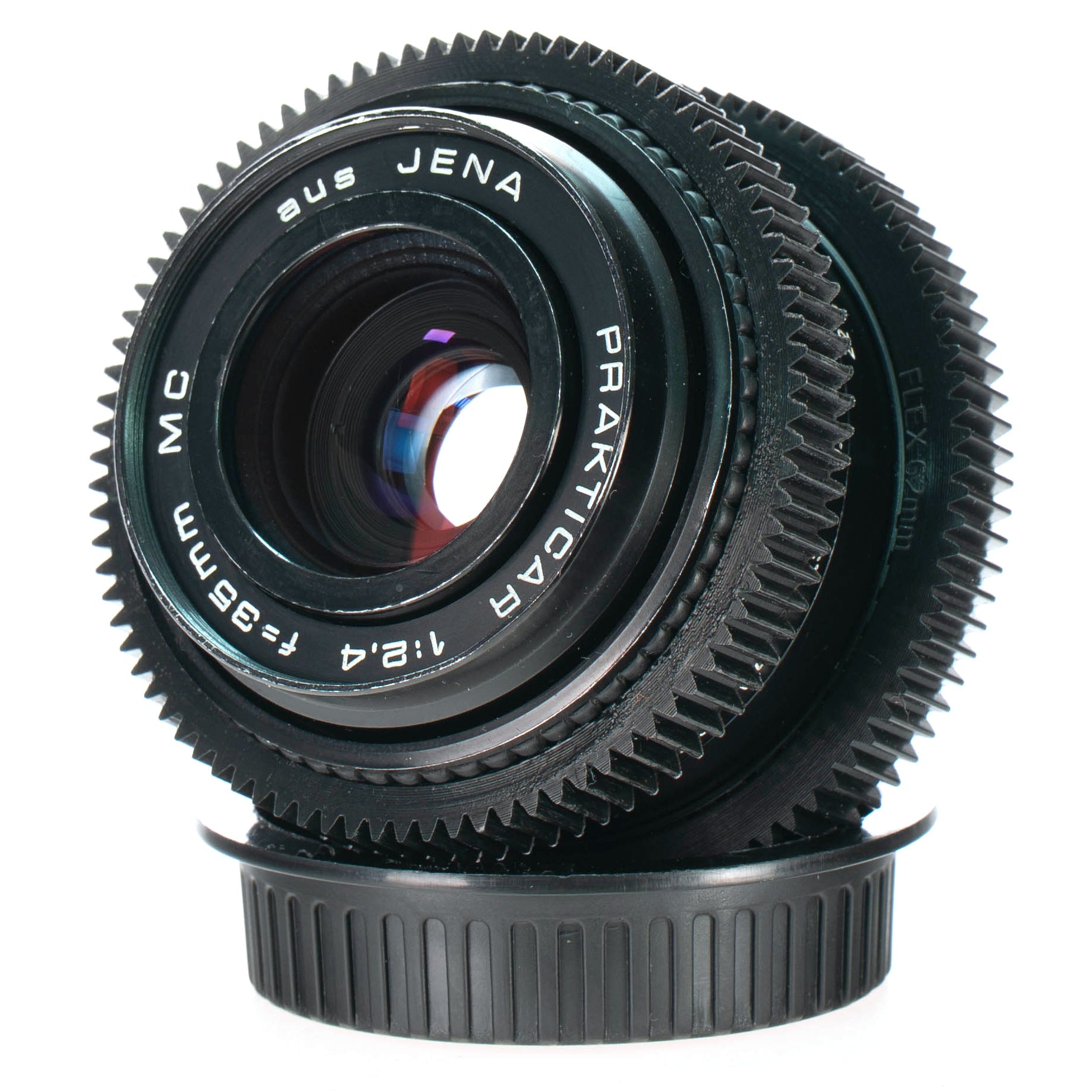 Carl Zeiss ausJENA MC Prakticar (Flektogon) 35mm F2.4 Cine Mod Lens For Canon EF - TerPhoto Store