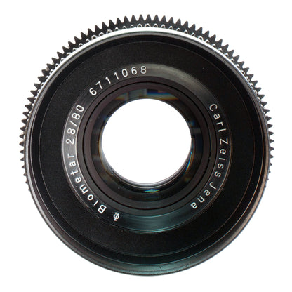 Carl Zeiss Jena Biometar 80mm F2.8 Cine Mod Prime Portrait Lens | Arri PL Mount! - TerPhoto Store