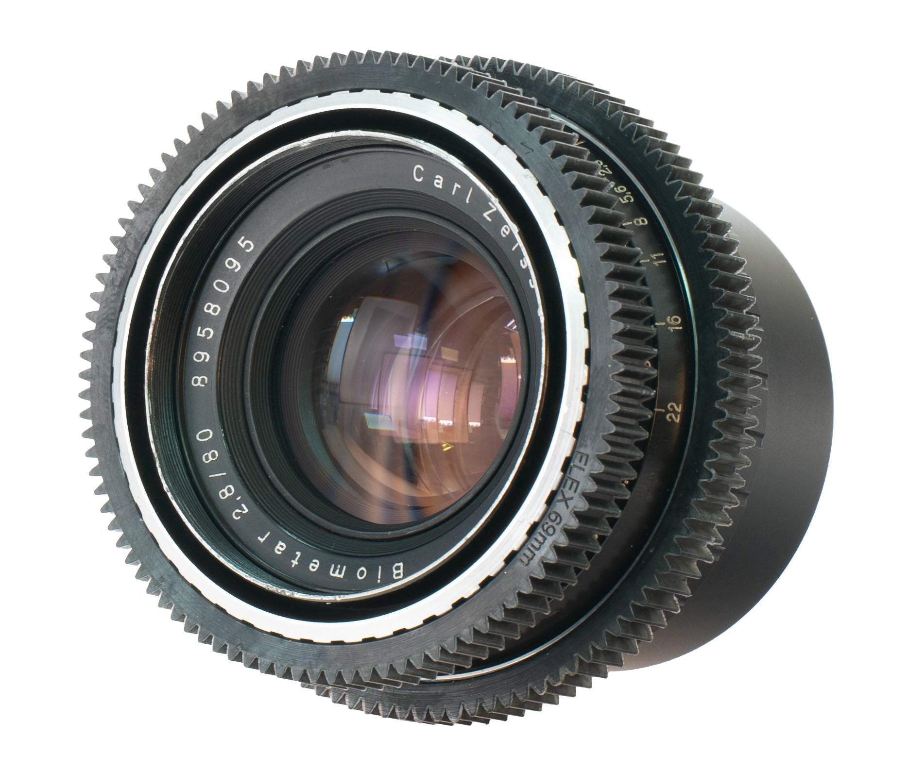 Carl Zeiss Jena Biometar 80mm F2.8 Cine Modded Prime Lens For Canon EF! - TerPhoto Store