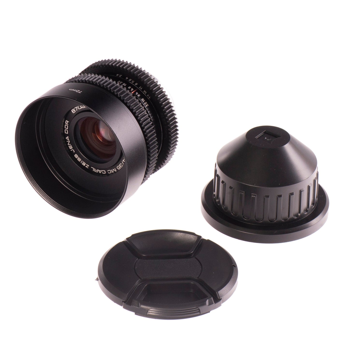 Carl Zeiss Jena DDR 35/50/135mm Cine Mod Lenses Set For Arri PL mount w/ Case! - TerPhoto Store