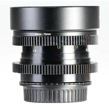 Carl Zeiss Jena DDR MC Pancolar Auto 50mm F1.8 Cine Mod Lens | Canon EF Mount! - TerPhoto Store