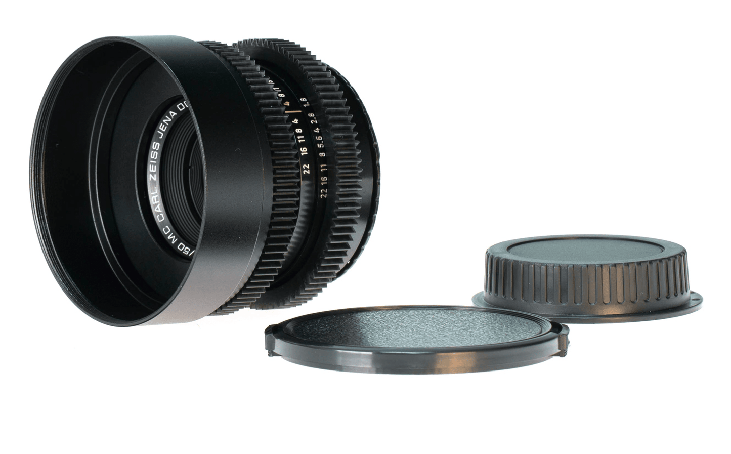 Carl Zeiss Jena DDR MC Pancolar Auto 50mm F1.8 Cine Mod Lens | Canon EF Mount! - TerPhoto Store