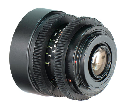 Carl Zeiss Jena DDR MC Pancolar Auto 50mm F1.8 Cine Mod Lens | Canon EF Mount! - TerPhoto Store