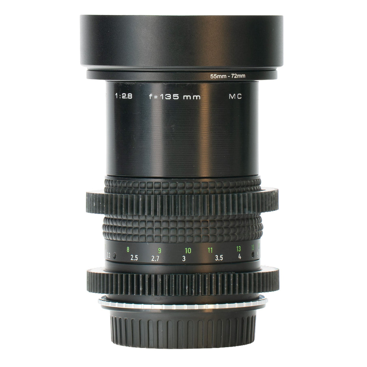 Carl Zeiss Jena MC P (Sonnar) 135mm F2.8 Cine Mod Prime Portrait Lens | Canon EF - TerPhoto Store