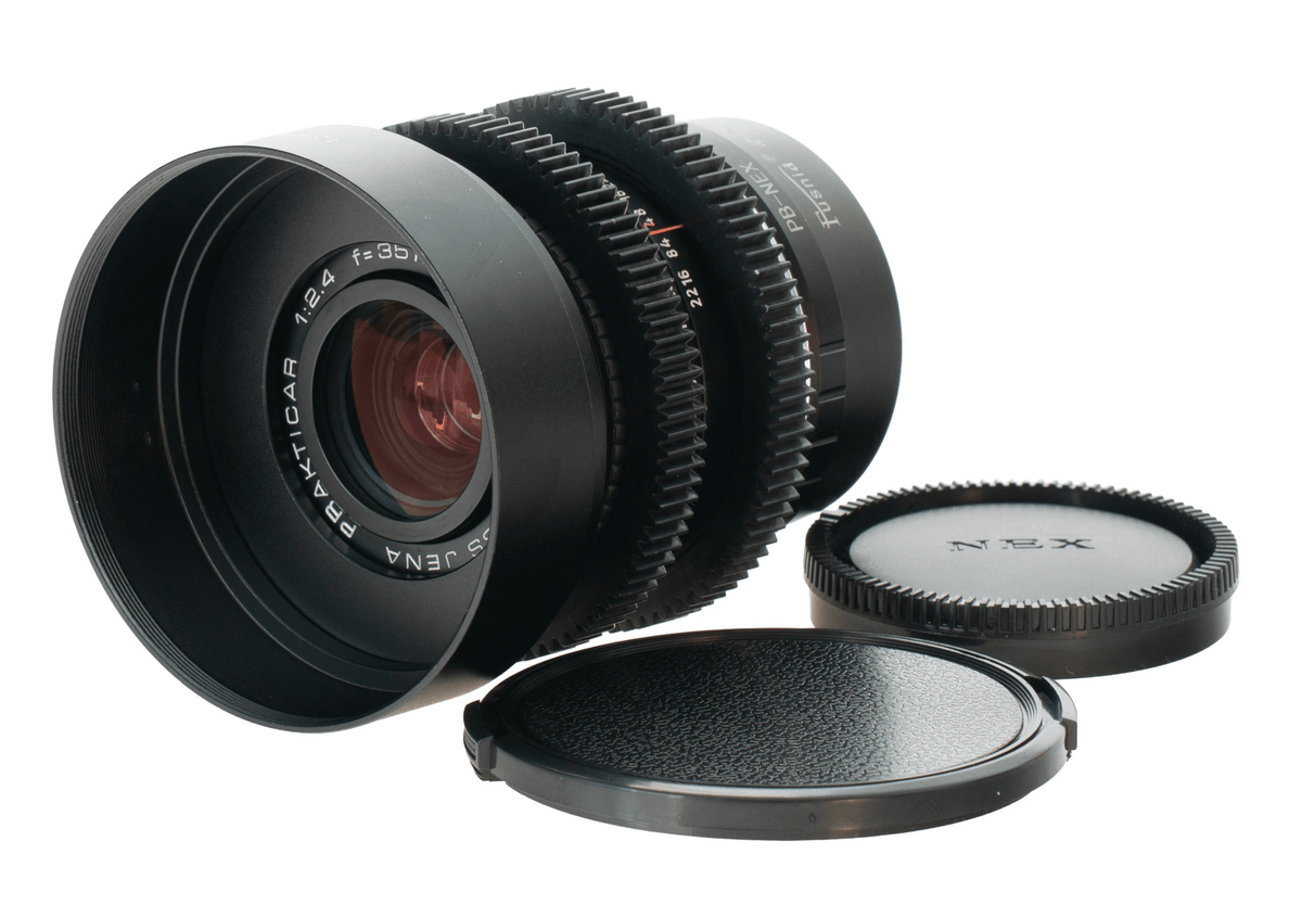 Carl Zeiss Jena MC Prakticar 35mm F2.4 Cine Mod Wide Angle Prime | Sony E-mount! - TerPhoto Store