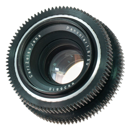 Carl Zeiss Jena Pancolar 50mm F1.8 Zebra Cine Mod Prime Portrait Lens | Arri PL! - TerPhoto Store