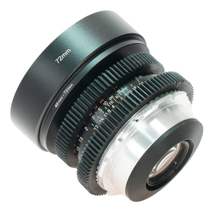 Carl Zeiss Jena Pancolar 50mm F1.8 Zebra Cine Mod Prime Portrait Lens | Arri PL! - TerPhoto Store