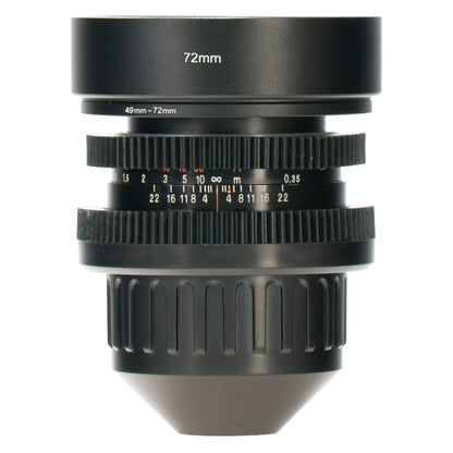 Carl Zeiss Jena Pancolar 50mm F1.8 Zebra Cine Mod Prime Portrait Lens | Arri PL! - TerPhoto Store