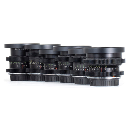 Carl Zeiss Jena Prakticar Cine Mod 20/28/35/50/55/80mm Lens Set For Canon EF! - TerPhoto Store