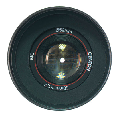 Centon MC 50mm F1.7 Prime Portrait Lens w/ Anamorphic Bokeh | Canon EF Mount! - TerPhoto Store