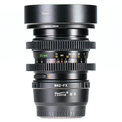 Chinon Auto 35mm F2.8 Cine Mod Prime Lens For Fujifilm X Mount! - TerPhoto Store