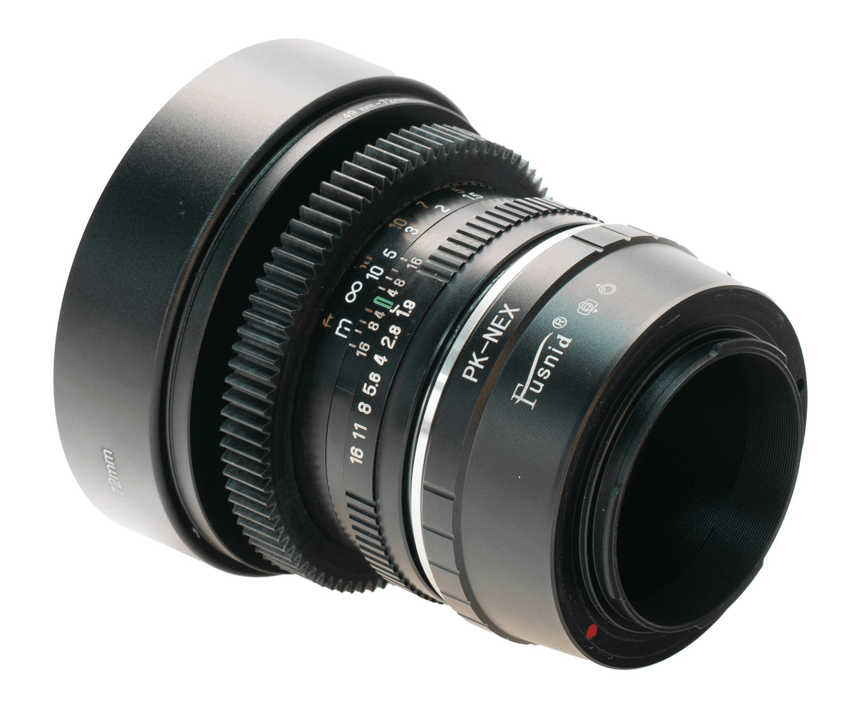 Chinon Auto 50mm F1.9 Cine Mod Portrait Prime w/ Anamorphic Bokeh | Sony E-mount - TerPhoto Store
