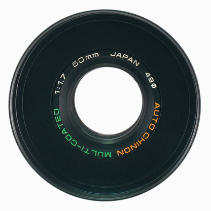 Chinon Auto Multi - Coated 50mm F1.7 Cine Mod Prime Portrait Lens | Canon EF! - TerPhoto Store