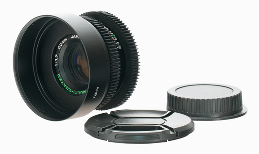 Chinon Auto Multi - Coated 50mm F1.7 Cine Mod Prime Portrait Lens | Canon EF! - TerPhoto Store