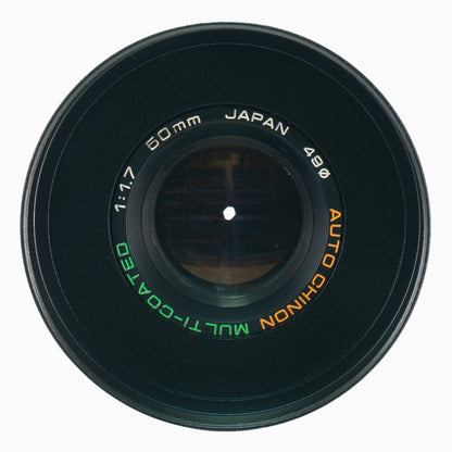 Chinon Auto Multi - Coated 50mm F1.7 Cine Mod Prime Portrait Lens | Canon EF! - TerPhoto Store