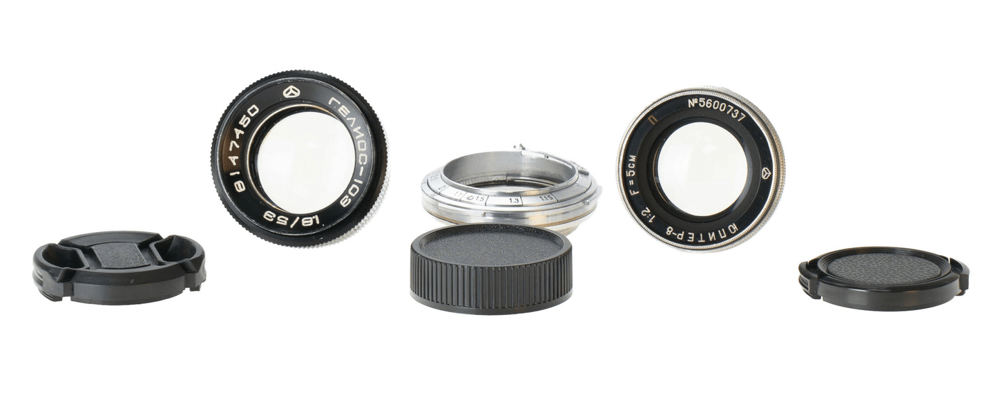Contax/Kiev RF To M39/LTM Lens Adapter w/ Focusing Part and 2x GIFT Lenses! - TerPhoto Store