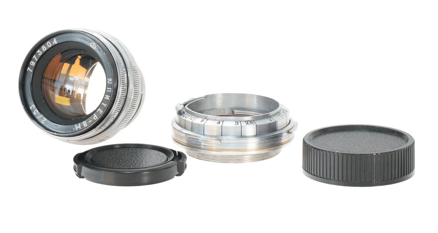 Contax/Kiev RF To M39/LTM Lens Adapter w/ Focusing Part and Jupiter-8M Gift Lens - TerPhoto Store
