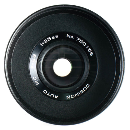 Cosinon Auto MC 35mm F2.8 Prime Cine Mod Lens For Filmmaking | Fuji FX Mount! - TerPhoto Store