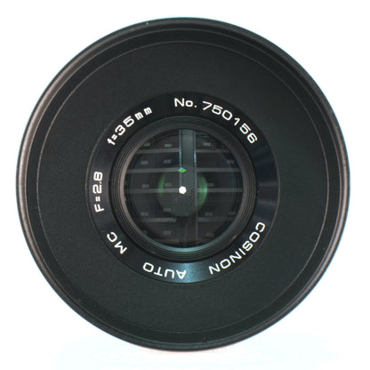 Cosinon Auto MC 35mm F2.8 Prime Cine Mod Lens For Filmmaking | Fuji FX Mount! - TerPhoto Store