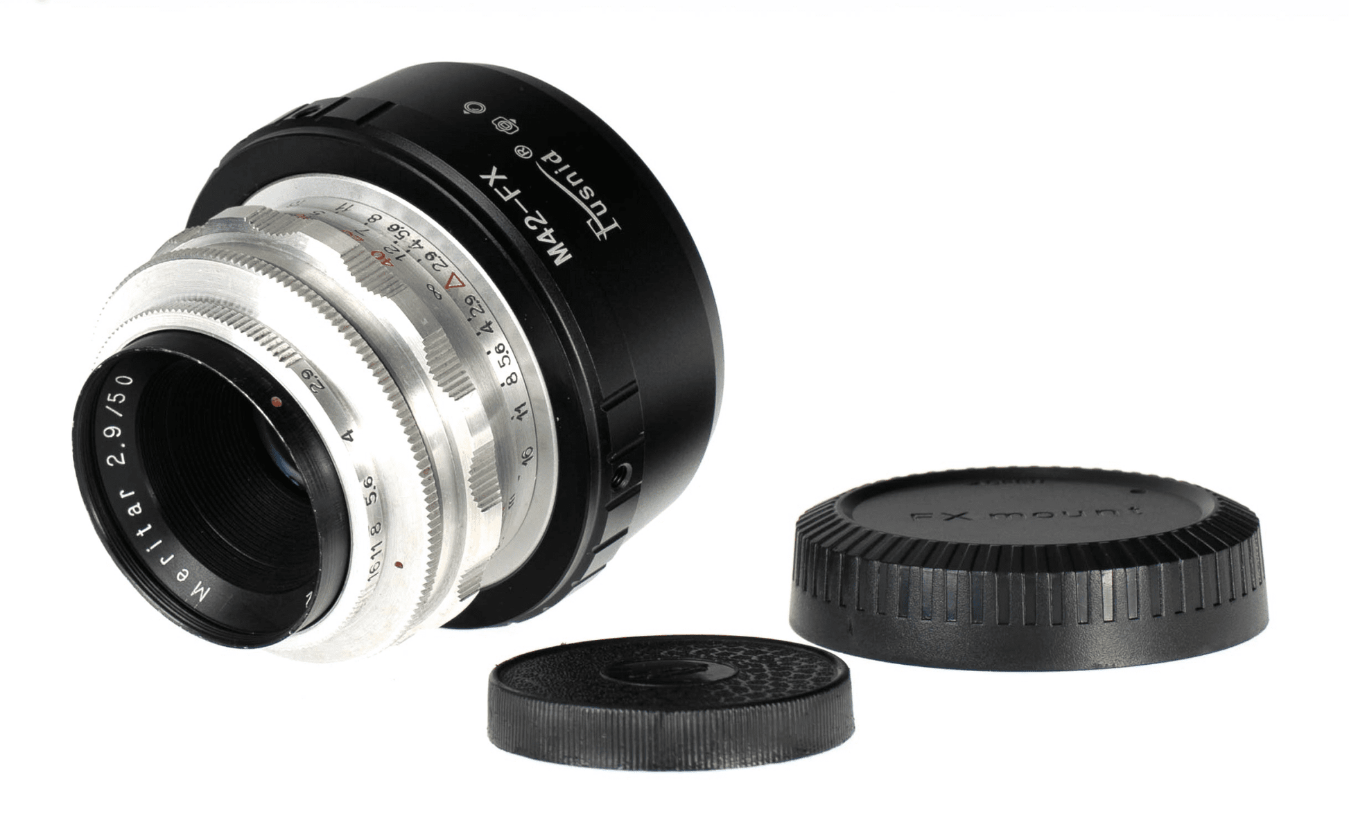 E. Ludwig Meritar 50mm F2.9 Serviced Vintage Prime Lens | Fujifilm X mount! - TerPhoto Store