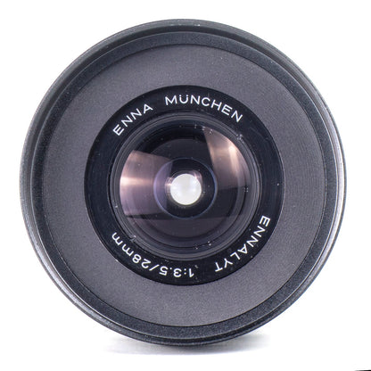 Enna München Ennalyt 28mm F3.5 Cine Mod Wide Angle Prime Lens For Sony E - mount! - TerPhoto Store