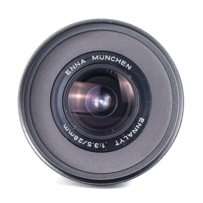 Enna München Ennalyt 28mm F3.5 Cine Mod Wide Angle Prime Lens For Sony E - mount! - TerPhoto Store