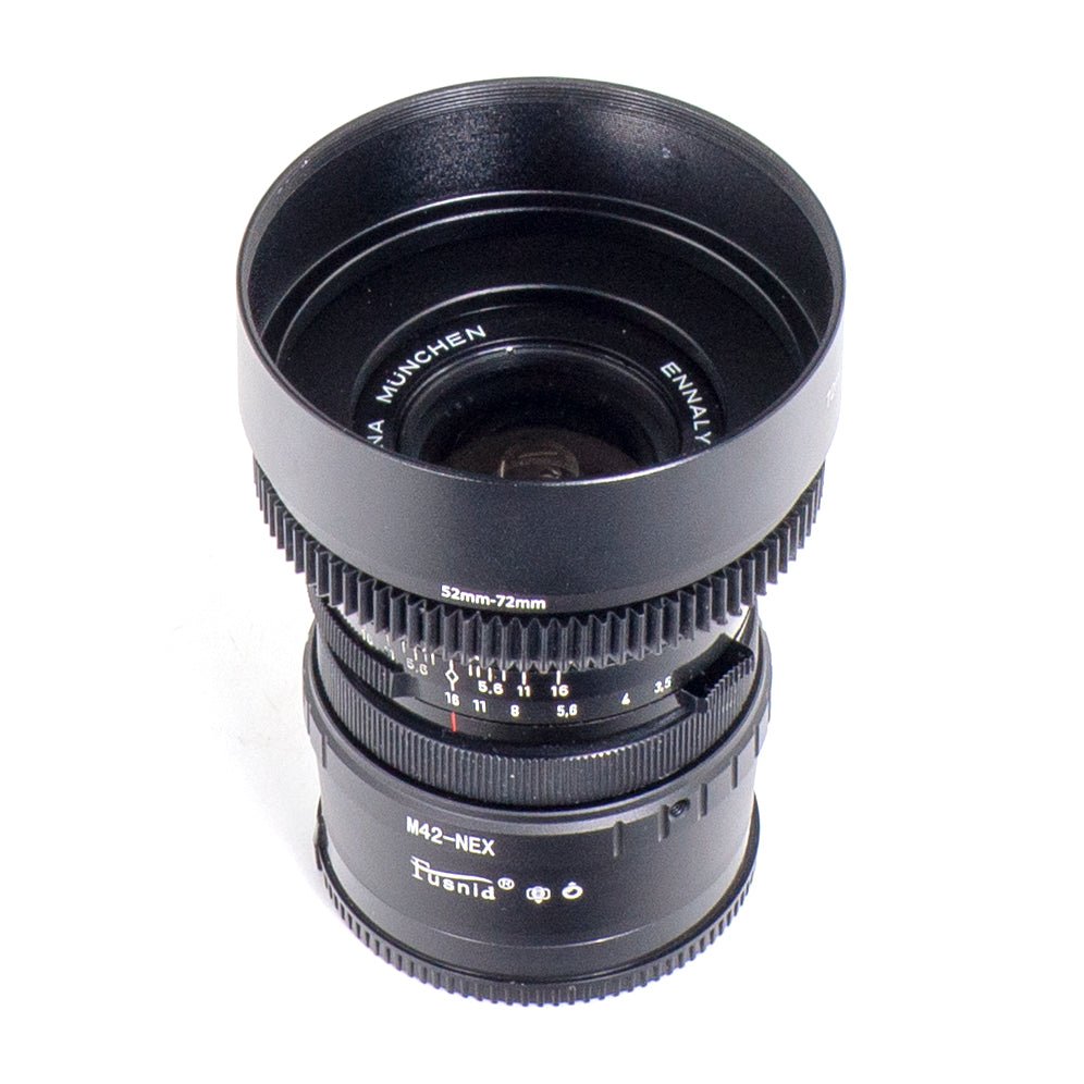 Enna München Ennalyt 28mm F3.5 Cine Mod Wide Angle Prime Lens For Sony E - mount! - TerPhoto Store