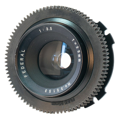 Federal 35mm F3.5 Vintage Wide-Angle Cine Mod Prime Lens | Arri PL! - TerPhoto Store