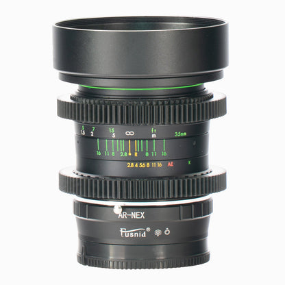 Hanimex Automatic MC 35mm F2.8 Cine Mod Prime Wide Angle Lens | Sony E - mount! - TerPhoto Store