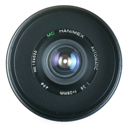 Hanimex MC Automatic 28mm F2.8 Cine Mod Prime Wide Angle Lens | Fujifilm FX! - TerPhoto Store